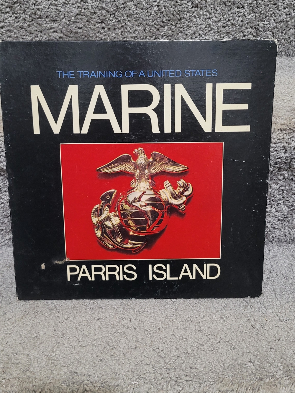 Marine Parris Island Coffee Table Book - Red & Black Cover
